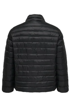 Chaqueta acolchada cremallera talla grande