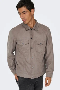 Chaqueta antelina