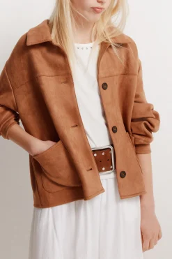 Chaqueta antelina ni&ntilde;a