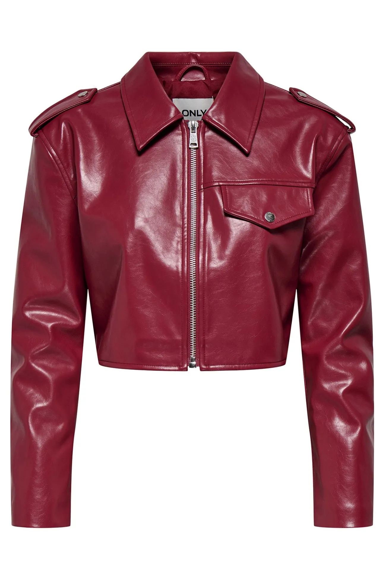 Chaqueta biker crop