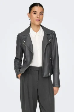 Chaqueta biker piel vegana