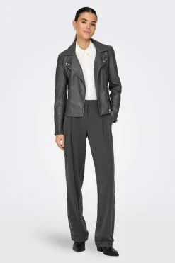 Chaqueta biker piel vegana