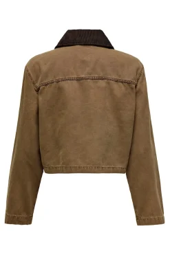 Chaqueta corta con cremallera