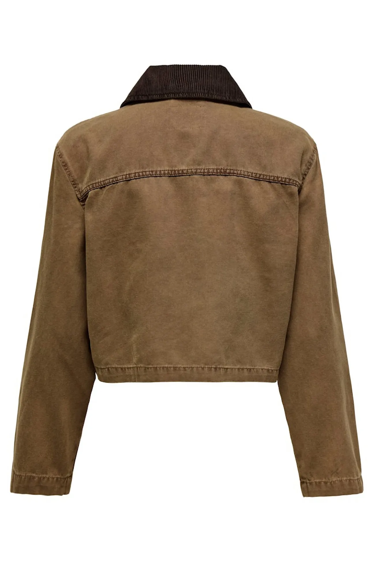 Chaqueta corta con cremallera