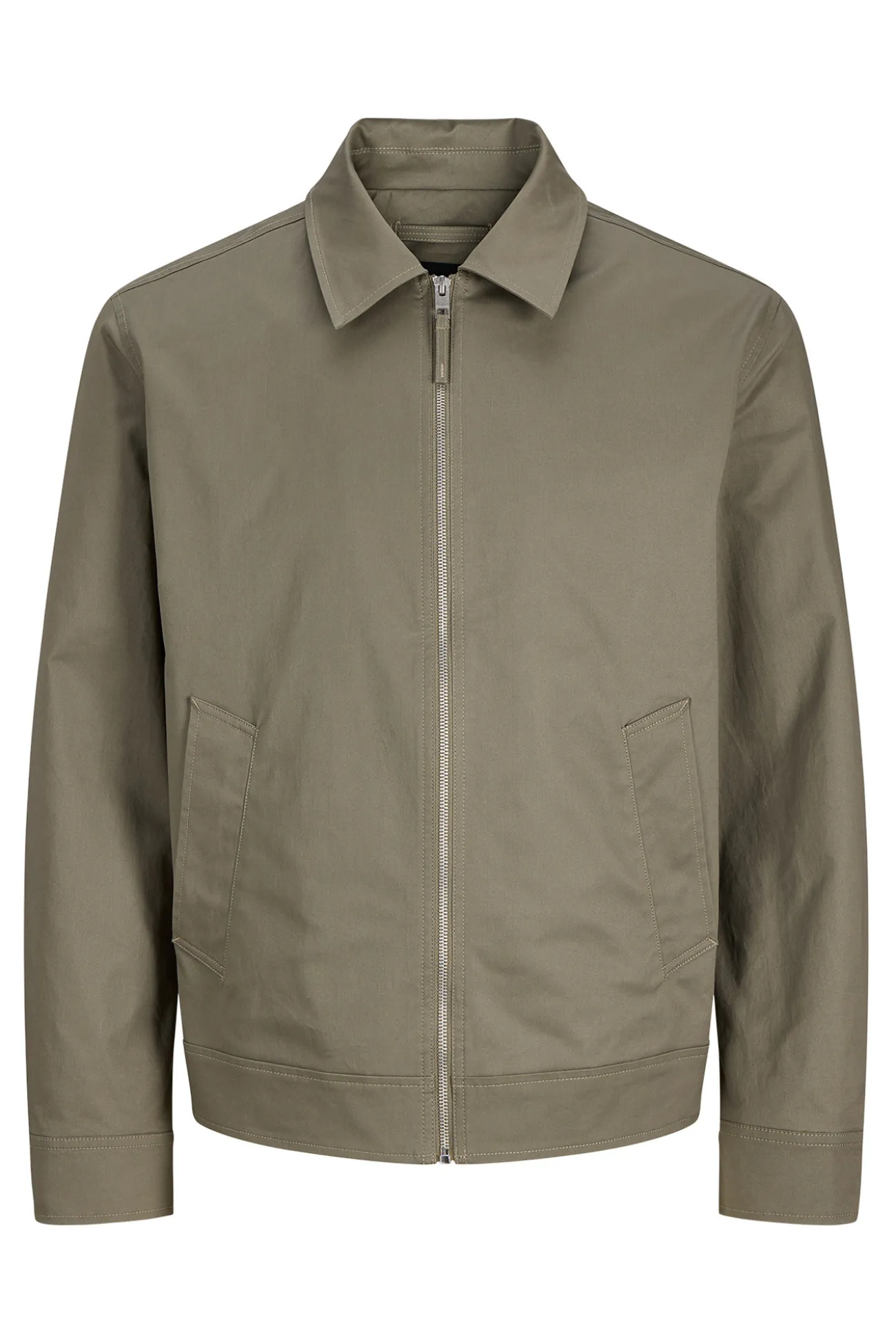 Chaqueta corta de tejido plano