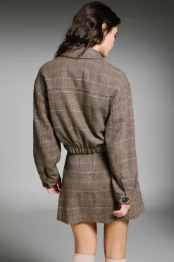 Chaqueta de cuadros