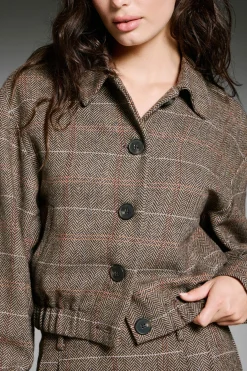 Chaqueta de cuadros