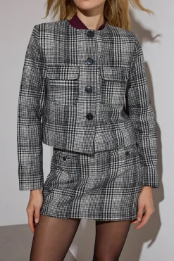 Chaqueta de cuadros