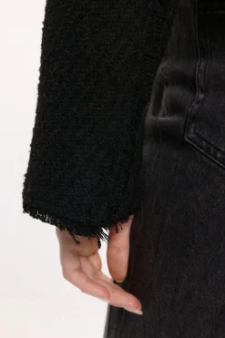 Chaqueta de pa&ntilde;o con botones