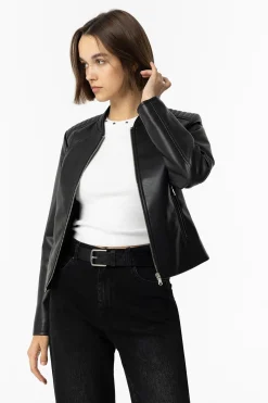 Chaqueta Efecto Piel