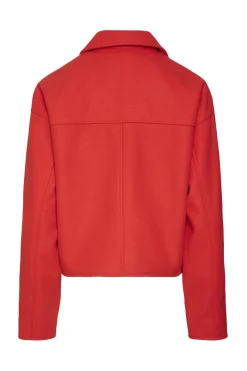 Chaqueta fieltro manga larga