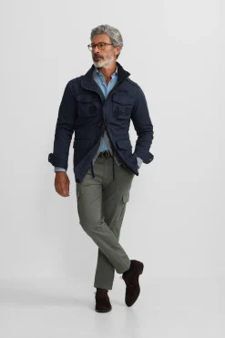 Chaqueta militar parches dye