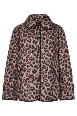 Chaqueta quilted animal print