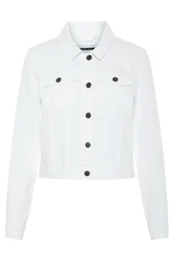 Chaqueta white denim