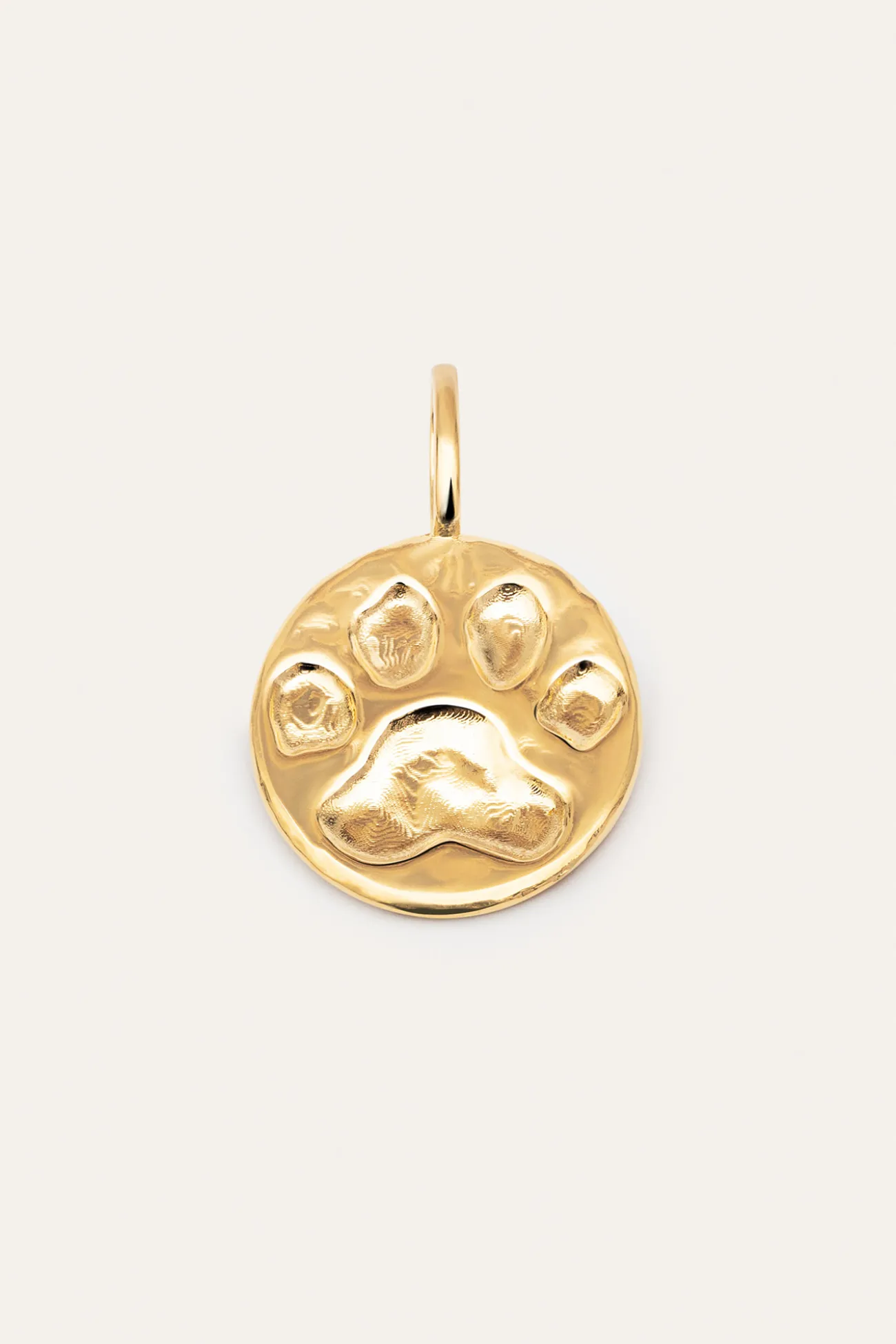 Charm Huella Baño Oro