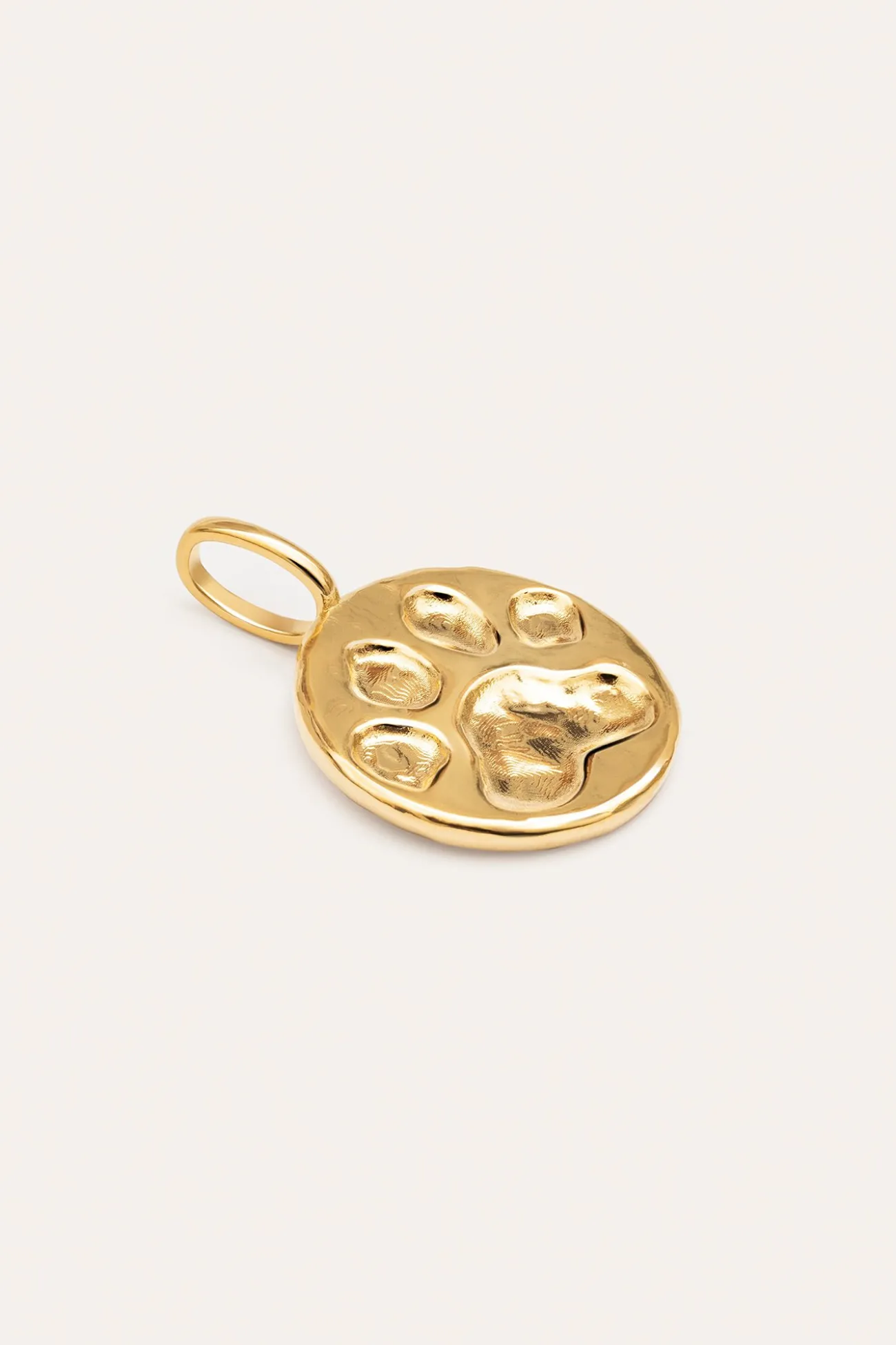 Charm Huella Baño Oro