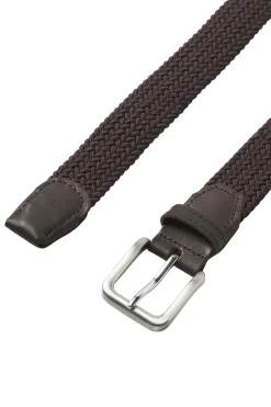 Cintur&oacute;n trenzado hebilla pin