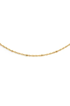 Collar Chance Acero Ba&ntilde;o Oro