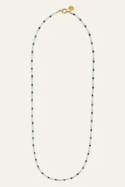 Collar Long Altea Ice Acero Ba&ntilde;o Oro