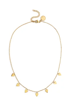 Collar Passion Acero Ba&ntilde;o Oro