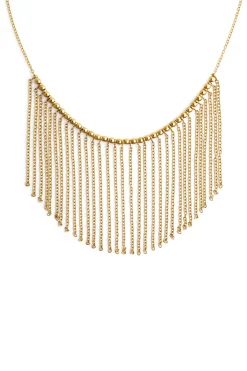 Collar Regina Acero Ba&ntilde;o Oro