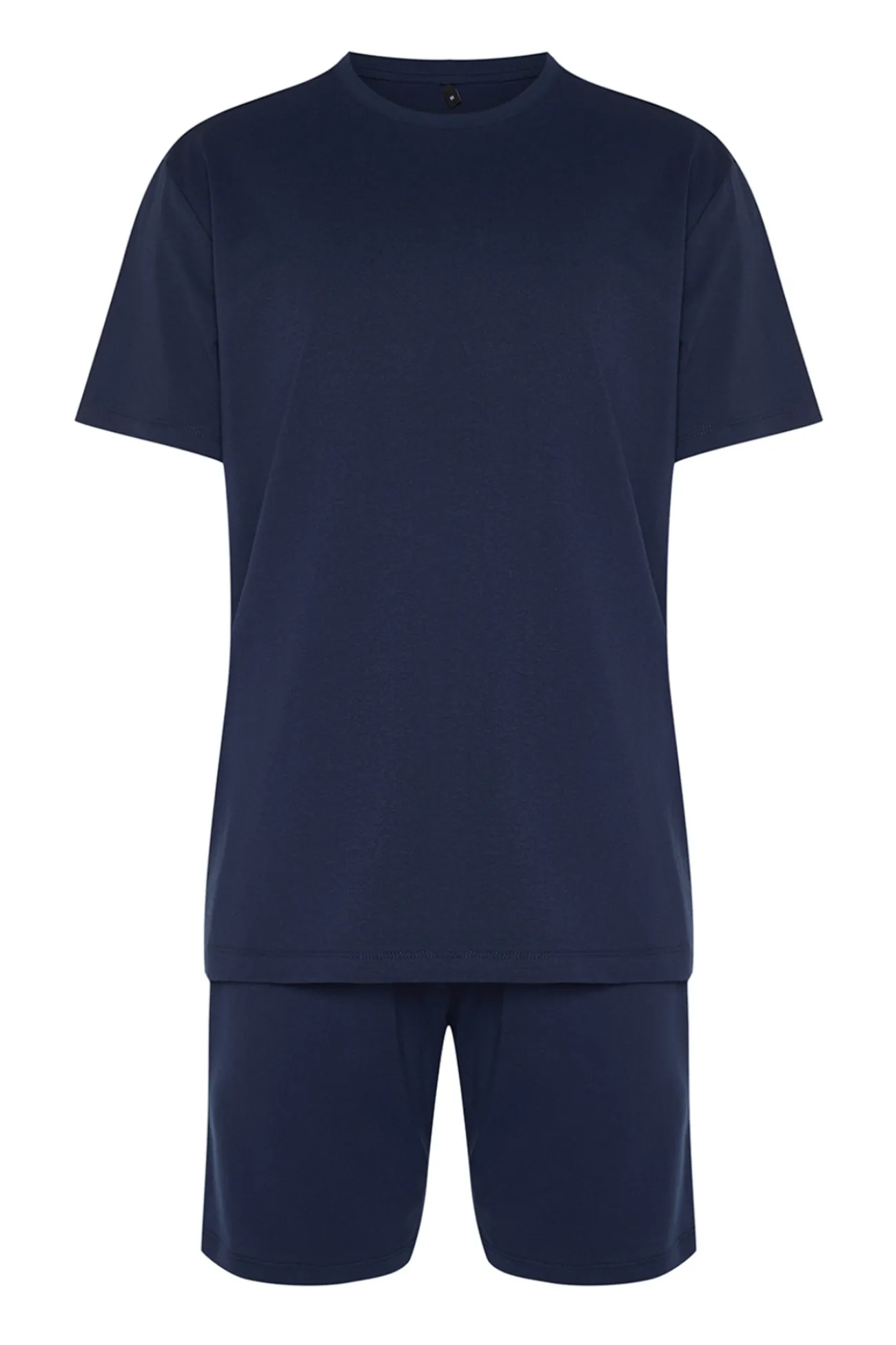 Conjunto de pijama corto liso