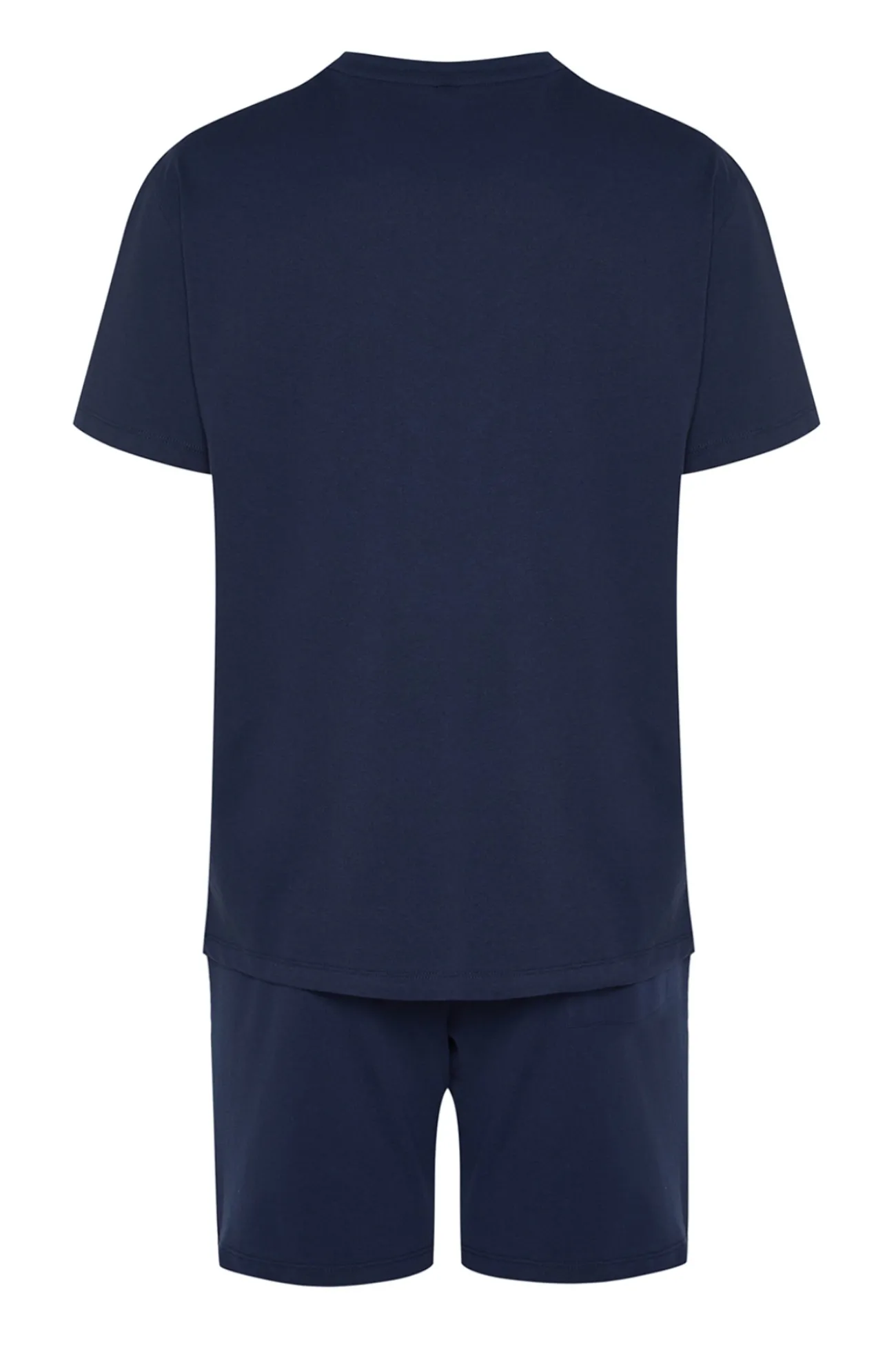 Conjunto de pijama corto liso