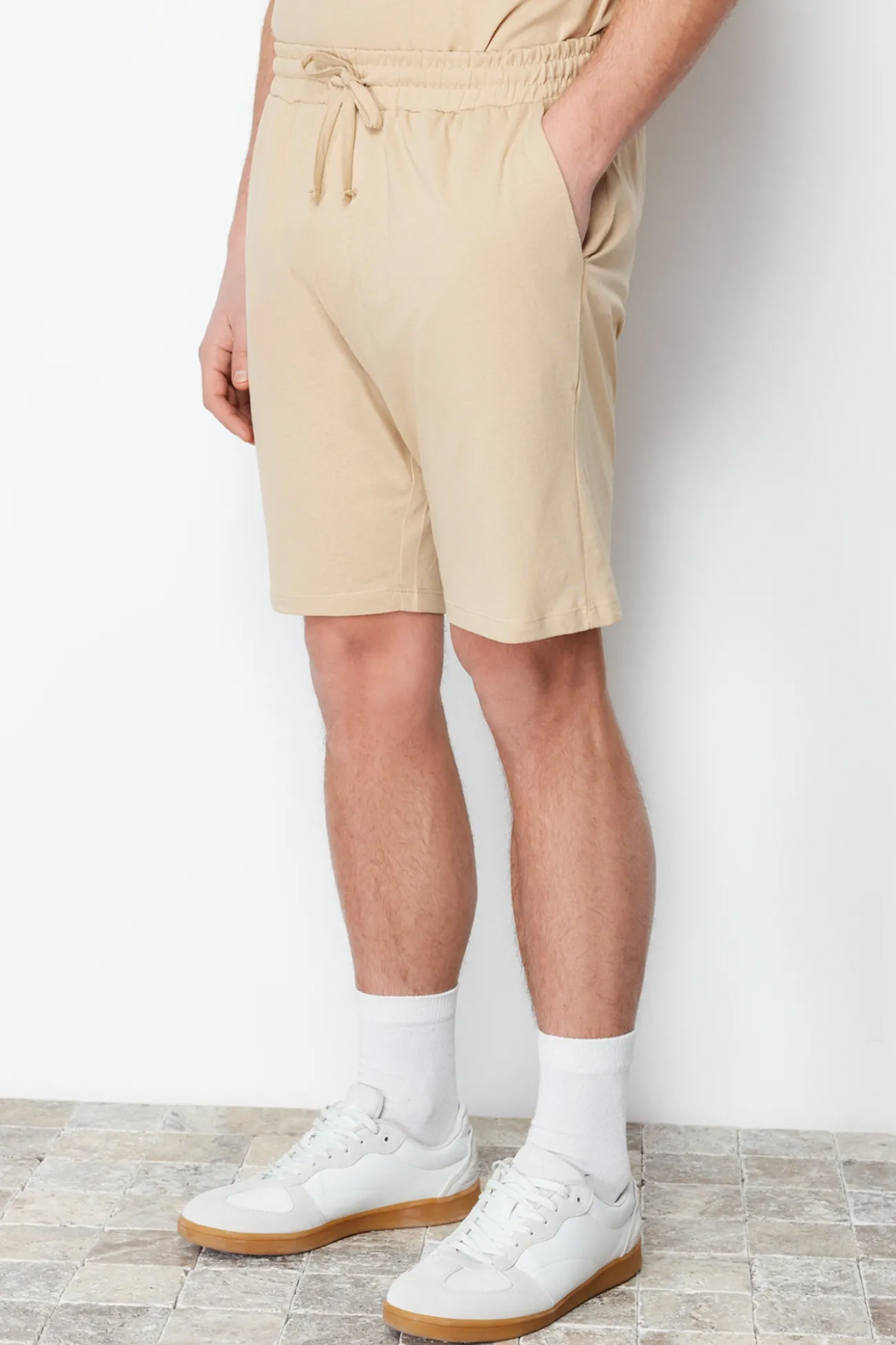Conjunto de pijama corto liso