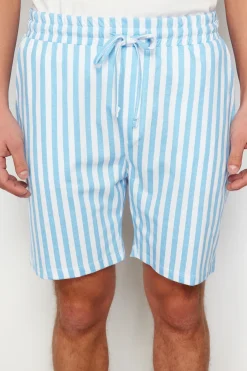 Conjunto de pijama corto rayas
