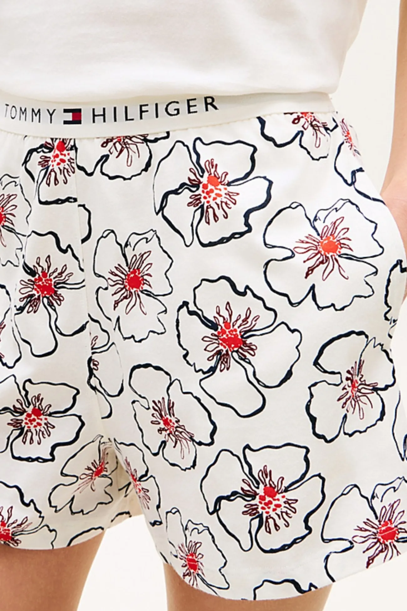 Conjunto pijama corto print floral