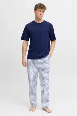 Conjunto pijama pantalón largo cuadros