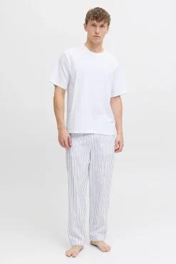 Conjunto pijama pantal&oacute;n largo rayas