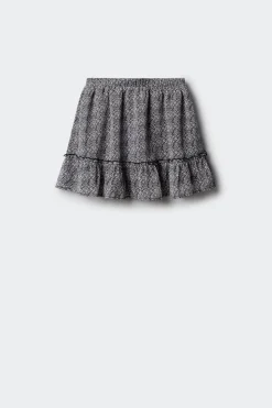 Falda cebra ni&ntilde;a