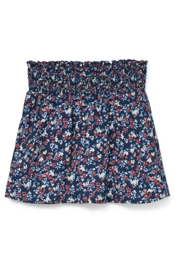 Falda corta flores