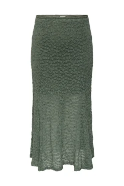 Falda de encaje talla grande