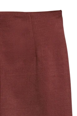 Falda midi con detalle de lazada
