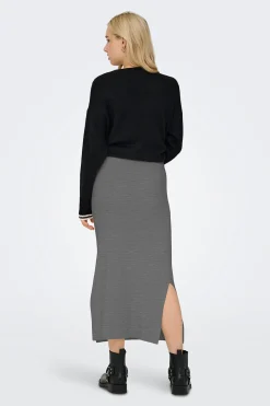 Falda midi punto