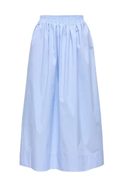 Falda midi rayas