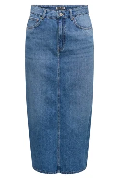 Falda midi vaquera