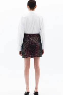 Falda mini de lentejuelas