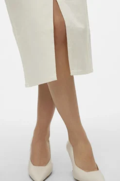 Falda vaquera midi