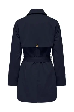 Gabardina botones cintur&oacute;n