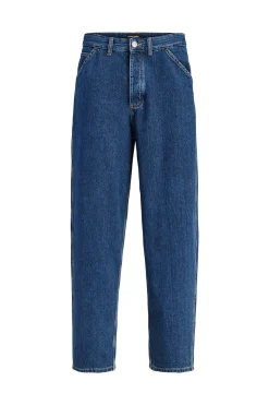 Jeans baggy tiro alto algod&oacute;n