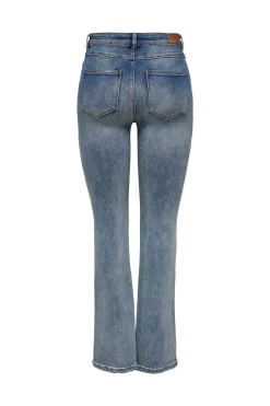 Jeans Flare Tiro Alto