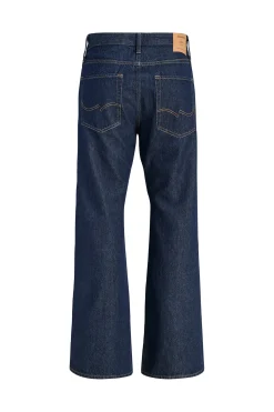 Jeans flare tiro alto algod&oacute;n