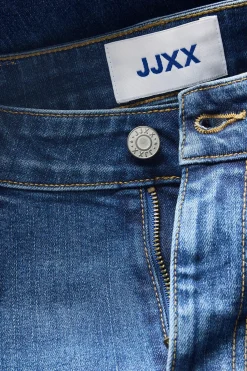 Jeans flared tiro medio
