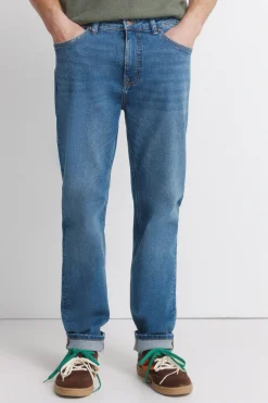 Jeans lavado medio slim fit