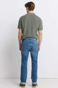 Jeans lavado medio slim fit
