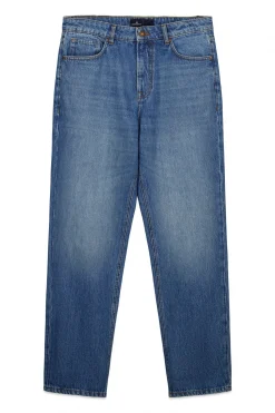 Jeans lavado medio straight fit