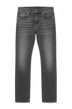 Jeans negro lavado slim fit